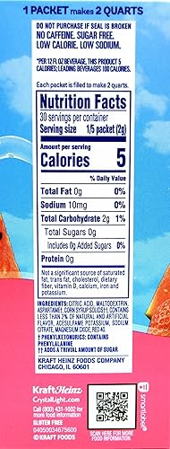 Miniatura 141 de Crystal Light - Mezcla de bebida en polvo con sabor natural a limonada, sin azúcar, 48 paquetes