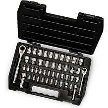 GearWrench 46 Pc. 1/4" & 3/8" Drive 6 Pt. Pass-Thru  Mechanics Tool Set, SAE/Metric - 8946