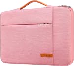 Lacdo 360° Protective Laptop Sleeve Case for 14 inch MacBook Pro M5 Pro/Max A3426 A3427 (2026), M5/M4/M3/M2/M1 A3434 A3112 A3401 A3185 A2918 A2992 | 13.8 inch Surface Laptop 7th Computer Bag, Black