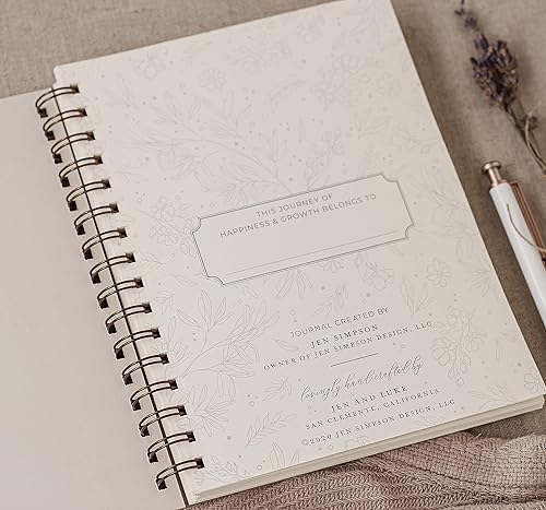 Miniatura 5 de Jen Simpson Design Diario guiado de felicidad, diario diario de gratitud y reflexión, diario de manifestación para atención plena, diario sin fecha