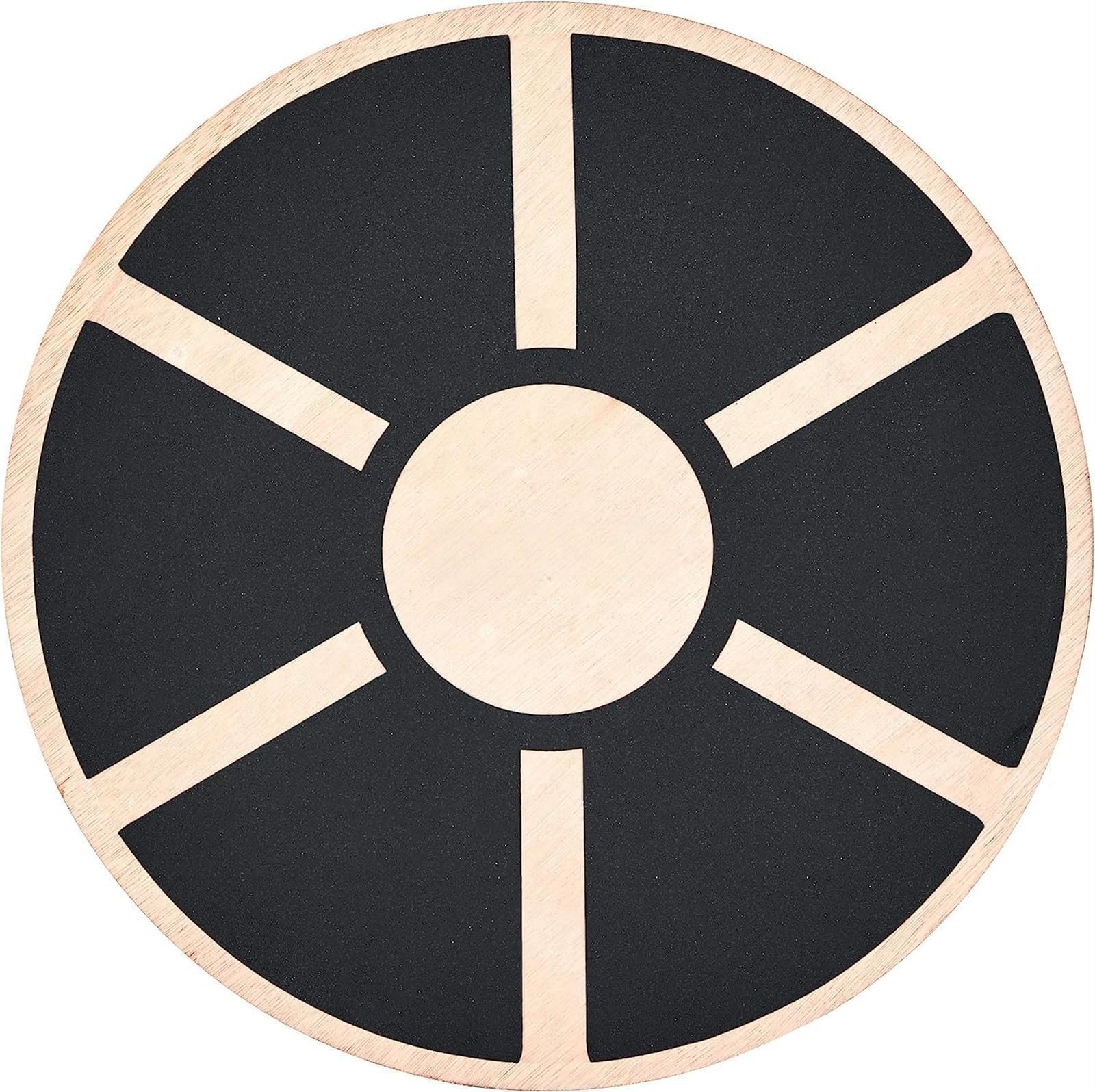 THE WHITE SHOP Wobble Balance Board, Versatile Wooden Balance Trainer, 15.75" Non-Slip Wobble Core Trainer, 360 Rotation Standing Desk, Core Training, Exercise Balance Stability Trainer