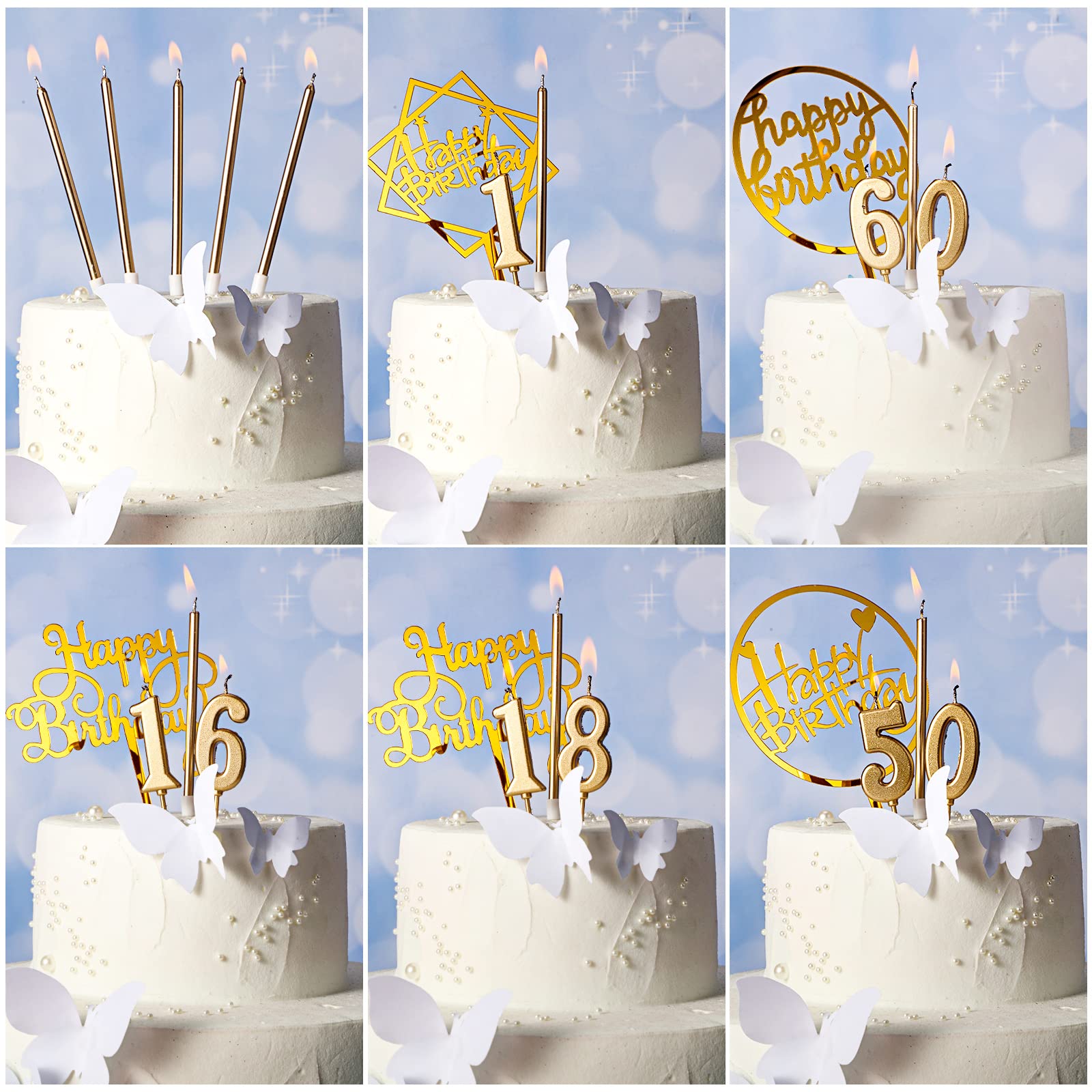 Amazon.co.jp: 誕生日キャンドル84点セット 数字30個 バースデー