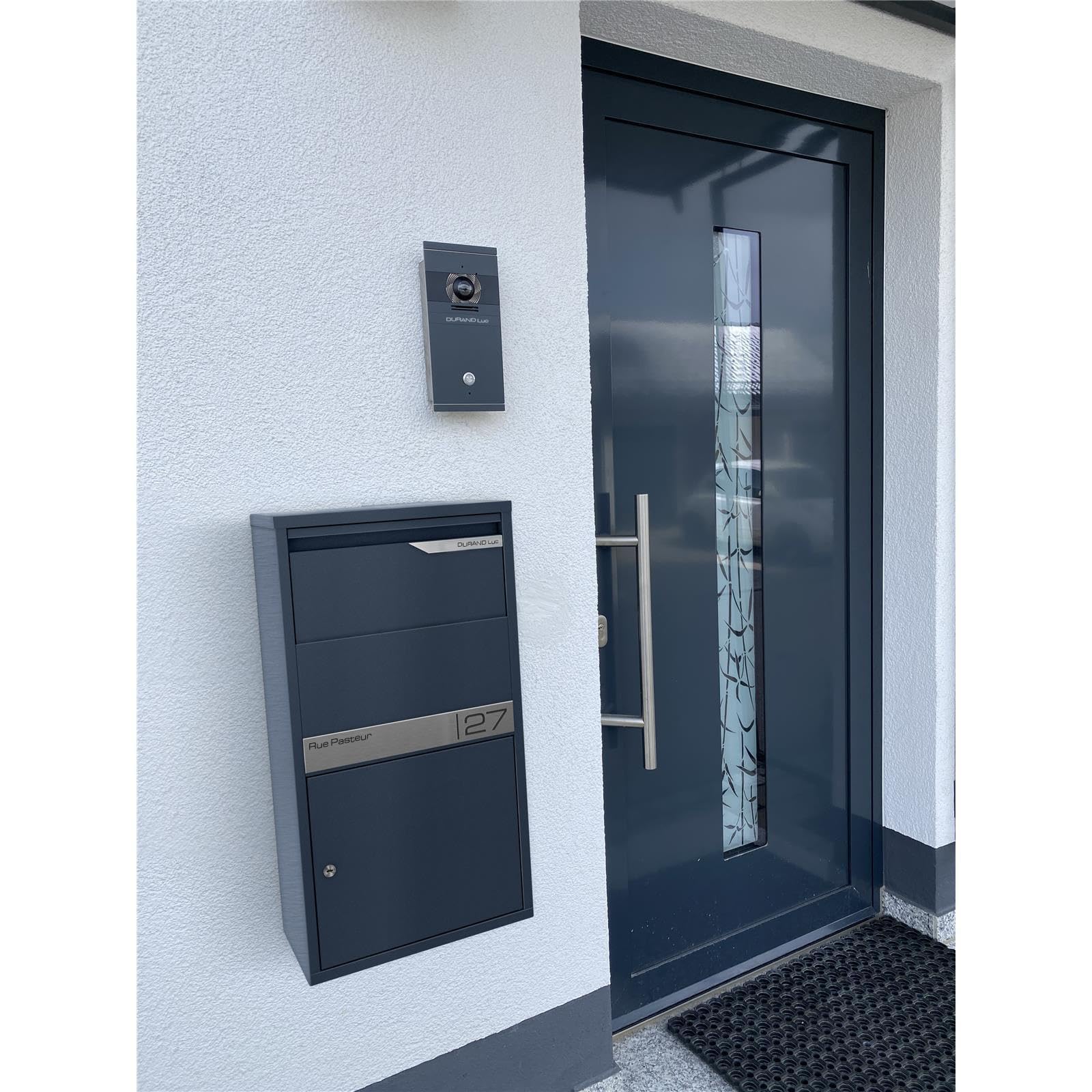 Boîte à Colis Metzler Avalon 3 - Anthracite RAL7016, Acier Inox - Pour Paquets Jusqu'à Taille S