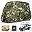 10L0L Golf Cart Cover 2/4/4+2 Passenger for Yamaha EZGO Club Car, Heavy Duty 420D Waterproof Windproof Durable Polyester Golf Cart Cover with 3 Zipper Doors for All-Weather Protection - Camouflage