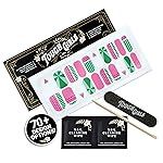 TOUGH GIRLS | 20 Exquisite Gel Nail Polish Strips w/Application Accessories - No UV/LED Lamp Required (Watermelon)