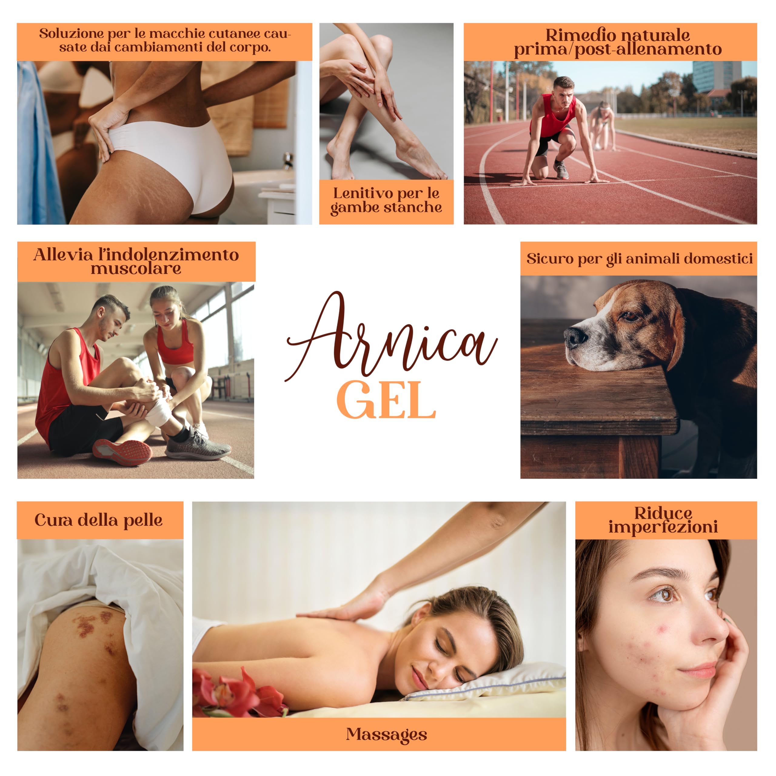 Gel di Arnica Montana al 90% 2000 ml Balsamo ad Alta Concentrazione Alleviare Tensioni Muscolari Gambe Stanche Rilassamento Recupero Muscolare Dopo l'Allenamento Sportivi