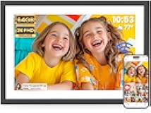 2K 64GB Frameo 10.1 Inch Digital Picture Frame, Smart WiFi Electronic Photo Frames with 1920x1200 FHD IPS Touch Screen Slideshow Tabletop&Wall Mounted, Share Photos/Videos Instantly from Anywhere