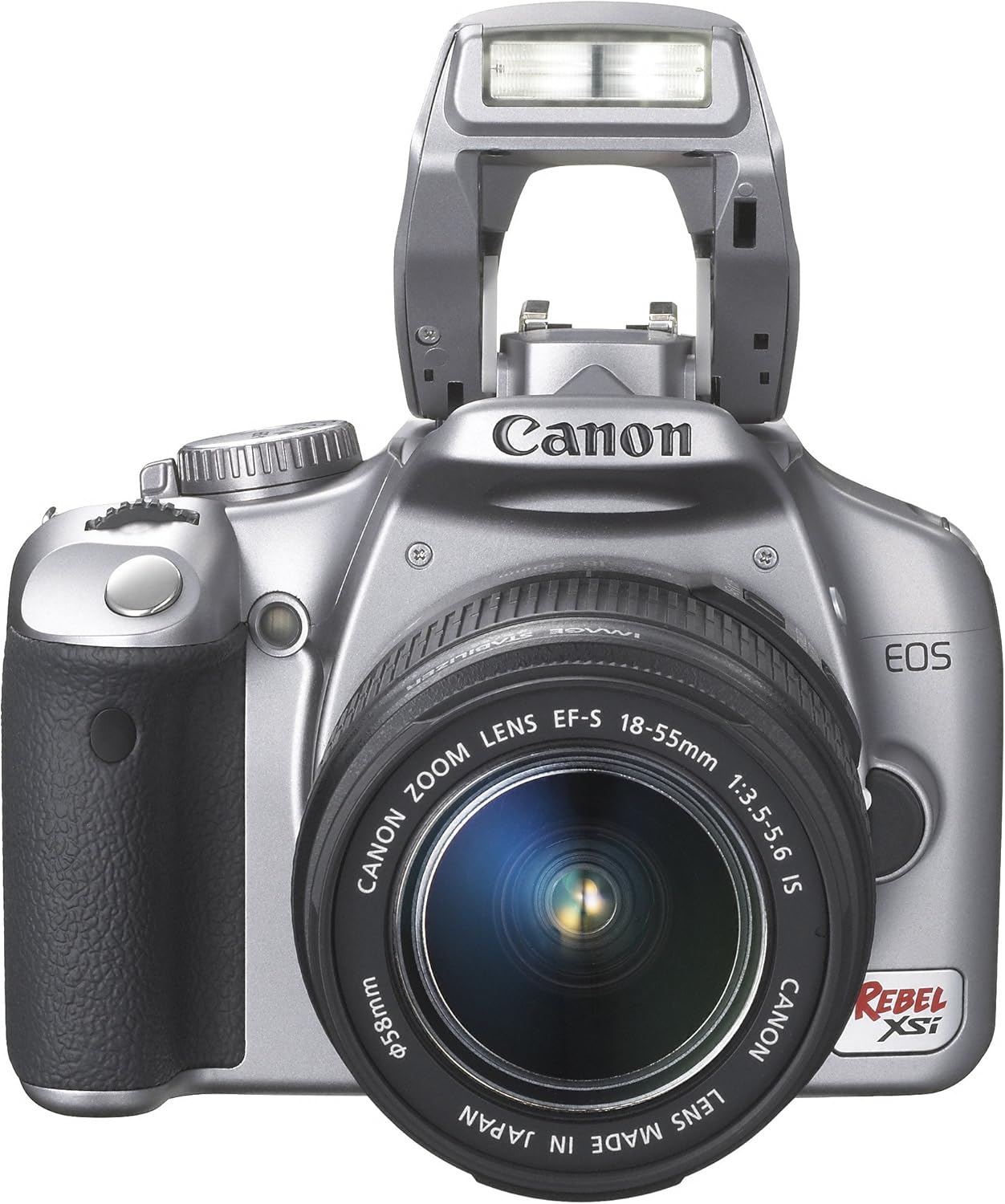 Canon Digital Rebel XSI 12.2 MP Digital SLR Camera with EF-S 18-55mm f/3.5-5.6 IS Lens (Silver) Silver XSI w/ 18-55mm IS Lens Standard Packaging image 8 of 14 B0012Y6HC8
