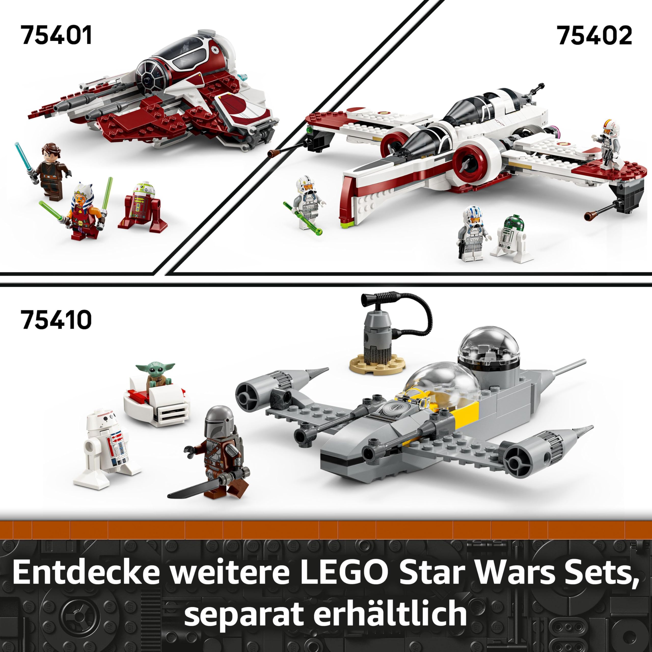 LEGO Star Wars 75403 Grogu in Seiner Repulsorwiege aus The Mandalorian - Minifigur zum Sammeln - Modell zum Bauen, Spielen und Ausstellen - Wohn-Deko - Geschenk für Jungen und Mädchen ab 10 Jahren
