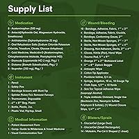 Vista 6 de Adventure Kits médicos Kit de suministros médicos de primeros auxilios para viajes mundiales