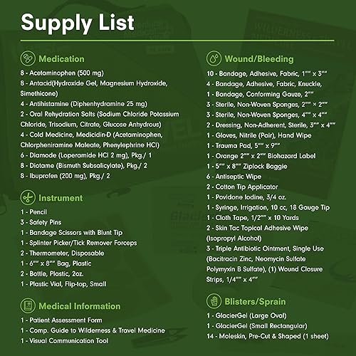 Miniatura 6 de Adventure Kits médicos Kit de suministros médicos de primeros auxilios para viajes mundiales