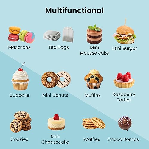 Miniatura 7 de Juvale Cajas de galletas con ventana, paquete de 50, cartón marrón de 4 x 4 x 2.5 pulgadas, recipientes de pastelería y caja de cupcakes para