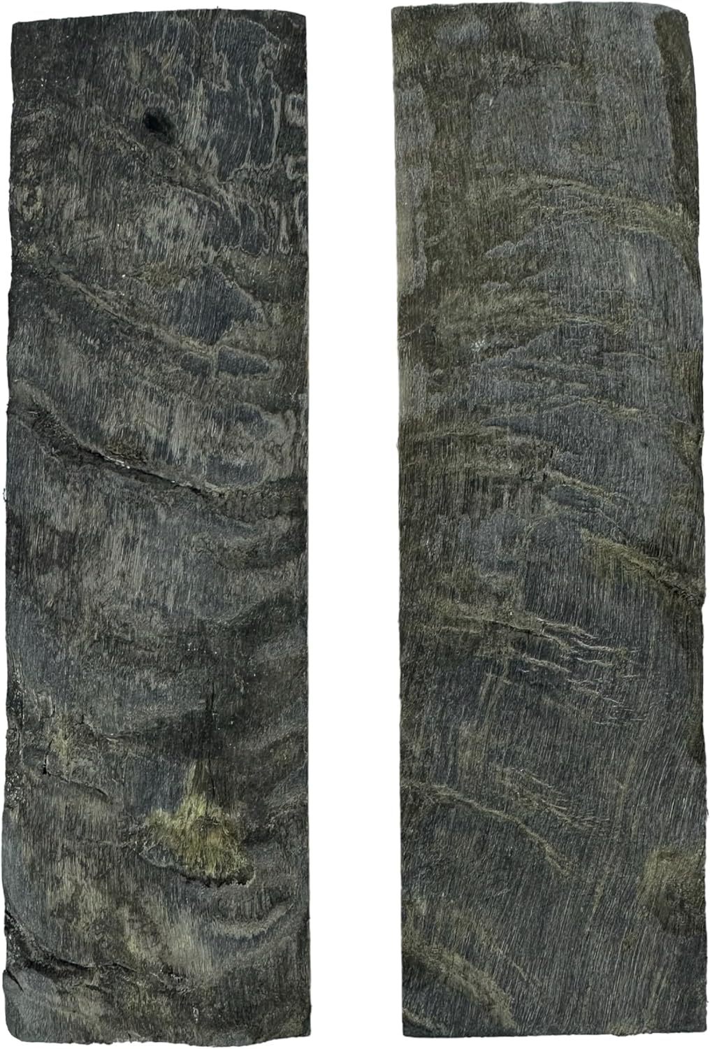 Malayan Products 2 Ram Horn Scales Knife Handle Making Premium Blanks 5 inch Unique Custom Knife Crafting Natural Material (Dark)