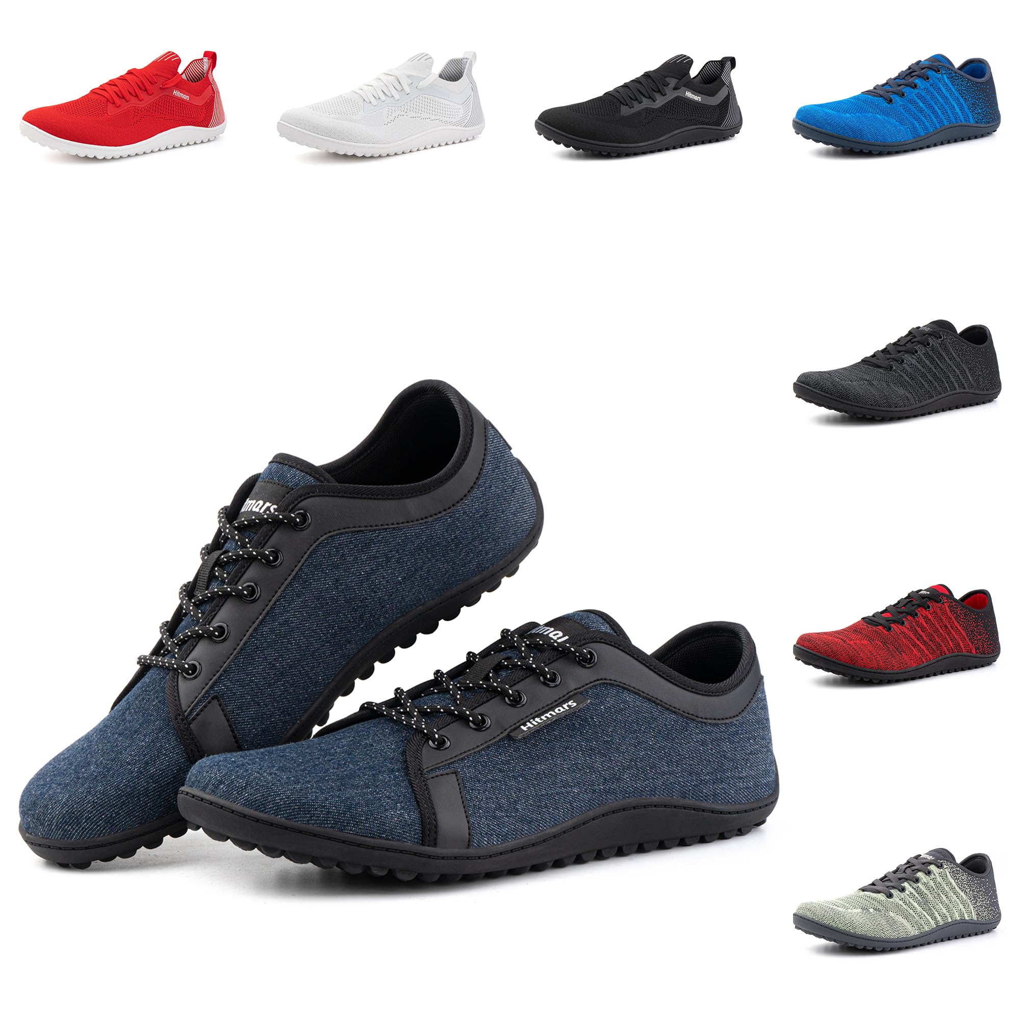 Anokar Zapatos Barefoot Unisex con Puntera Ancha y Suela Zero Drop Gr.37-47