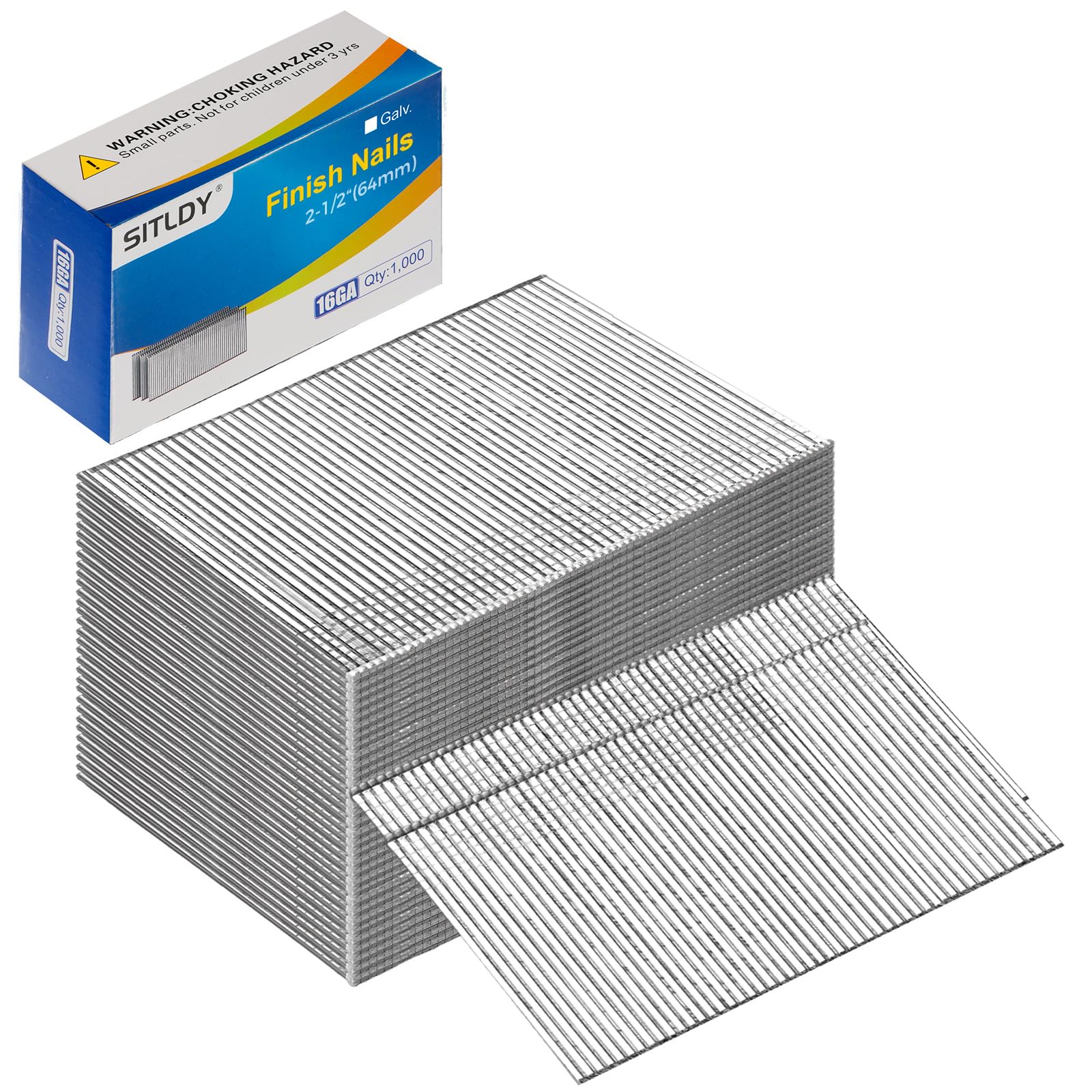 Galvanized Finish Nails - 1200 Count -19 Galvanized Finish Nails - 1200 Count -19