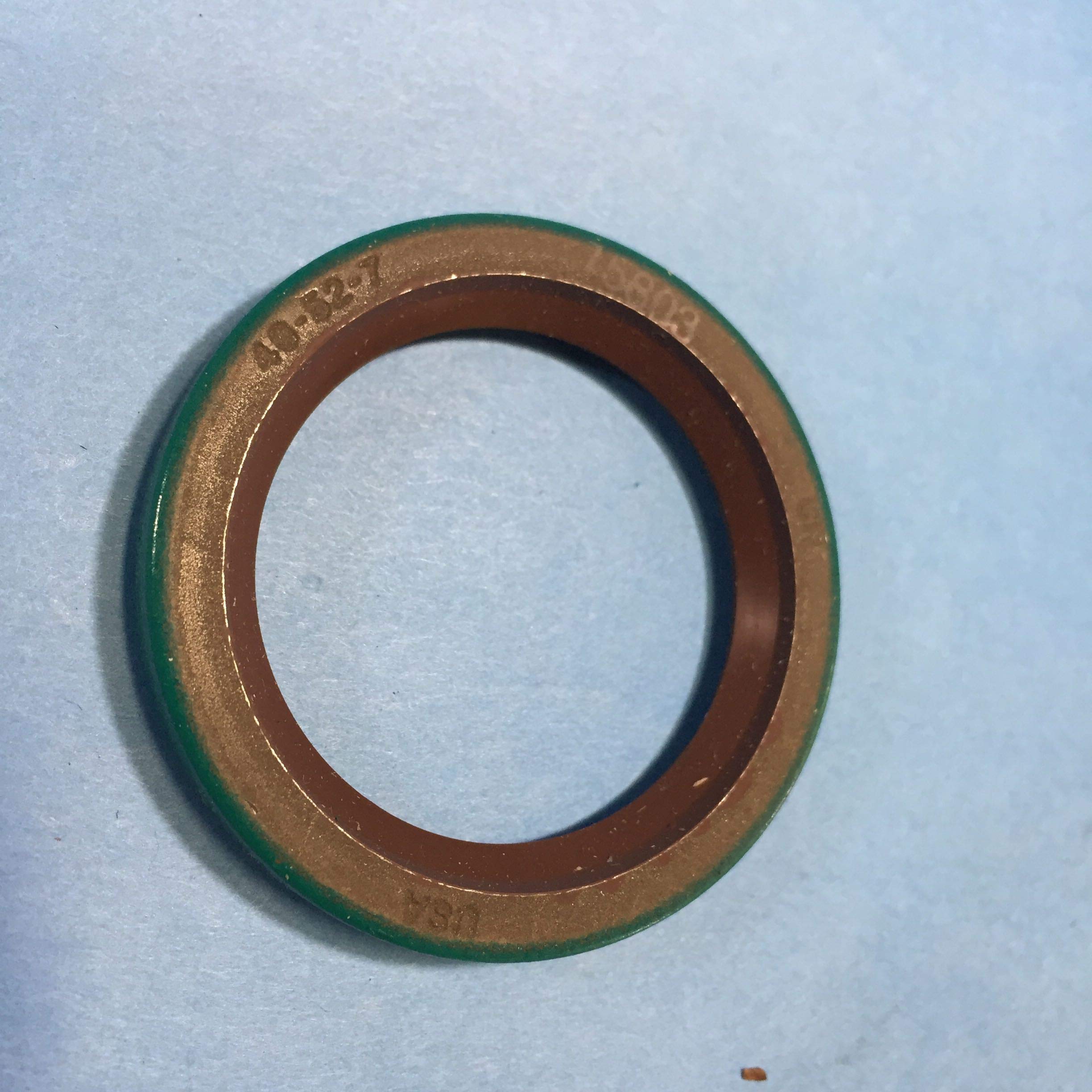 Chicago Rawhide 40X52X7 CRW1 V Single Lip Oil Seal - Solid