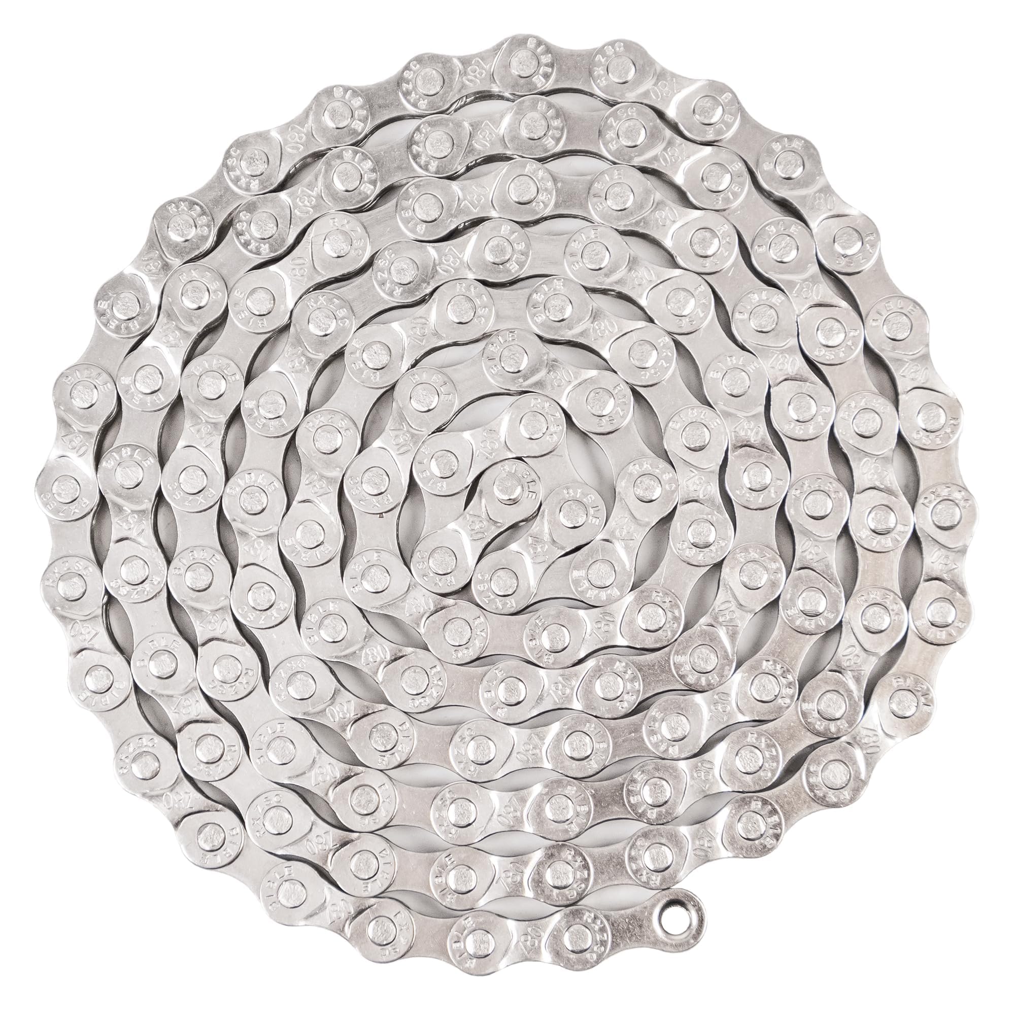 Oture łańcuch rowerowy 6/7/8-biegowy, 1/2" x 3/32", uniwersalny łańcuch rowerowy ze stali węglowej, 116 ogniw ze złączem wciskanym, gładkie łańcuchy przełączające do rowerów wyścigowych i górskich