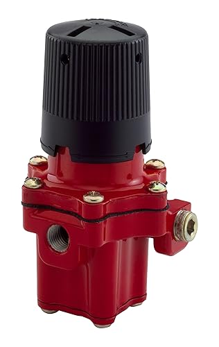 67CD-102, Conexiones FNPT de 14", Regulador de alta presión, Salida 20-50 PSI, Ajuste de la tapa del dial, Listado UL