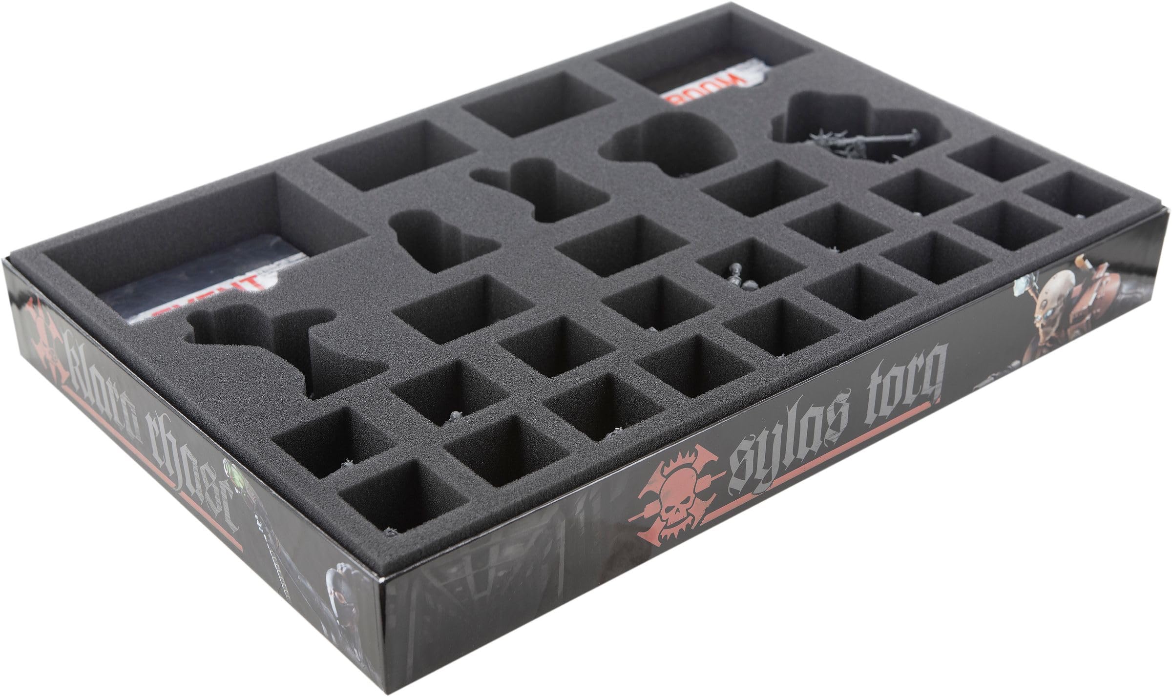 Feldherr foam tray set compatible with Assassinorum: Execution Force board game box