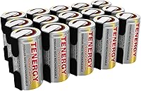 Vista 1 de Tenergy Batería recargable SubC 2200 mAh NiCd con parte superior plana (con pestañas)