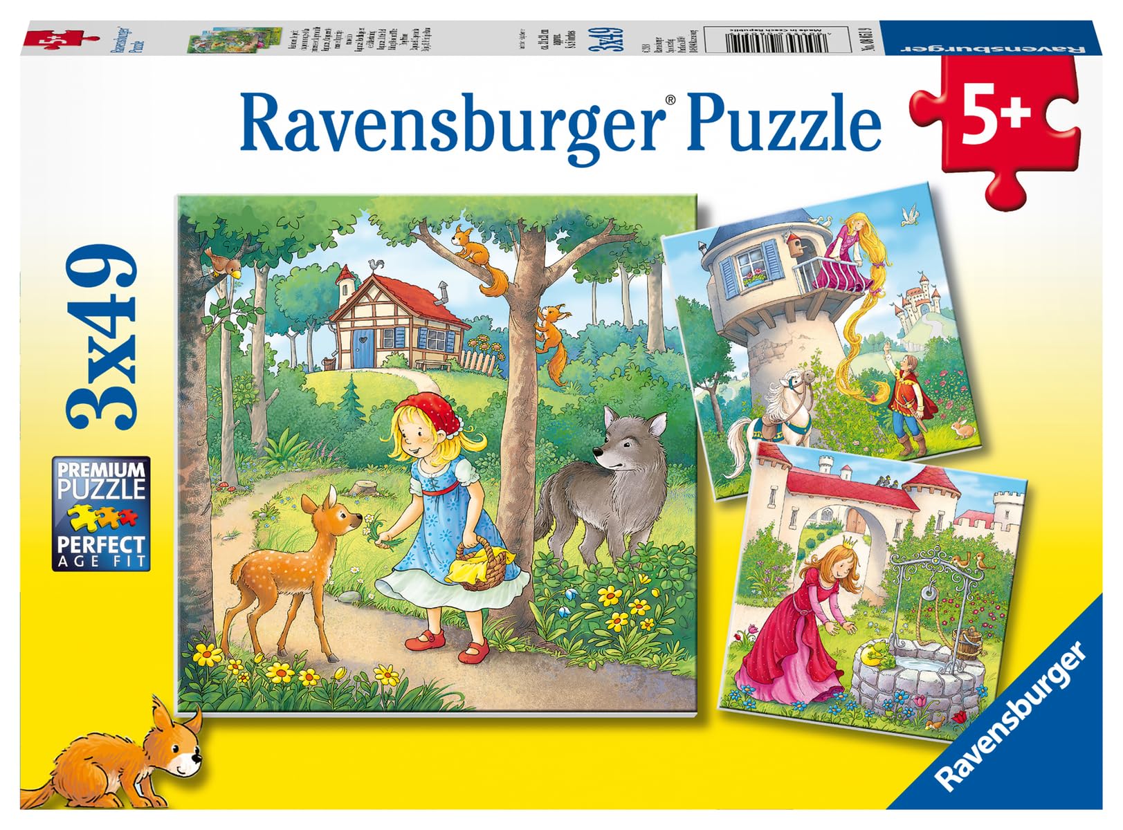 Ravensburger Italy- Puzzle 3x49 Pezzi, Colore meerkleurig, 08051 9