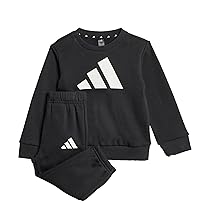 adidas Mixte bébé BIG LOGO ESSENTIALS JOGGER, Black, White, 6-9 Months