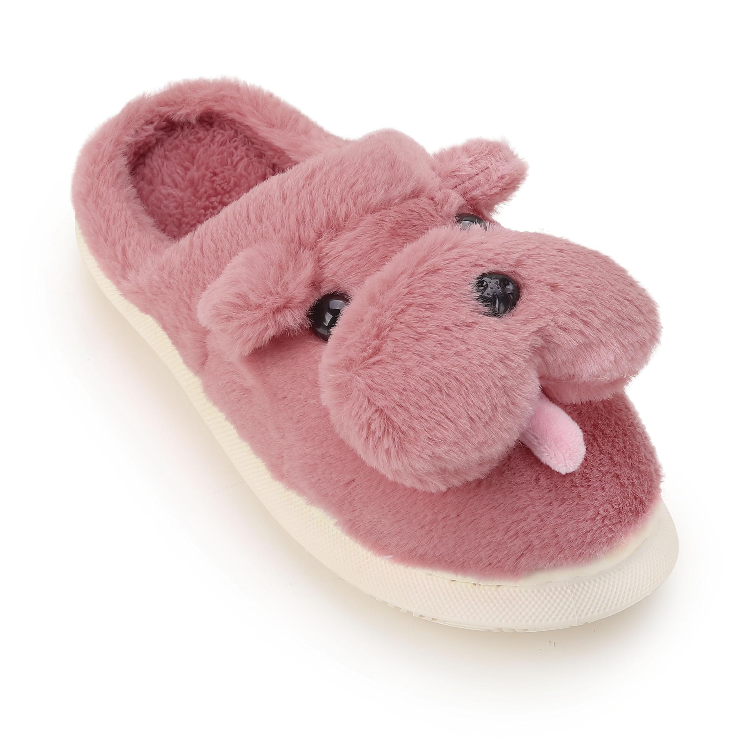 Dekkin Womens Winter Dog Design Fur Slipper Peach, 3.5 To 4.5 (B0CHQSRFRK) Amazon Price History, Amazon Price Tracker