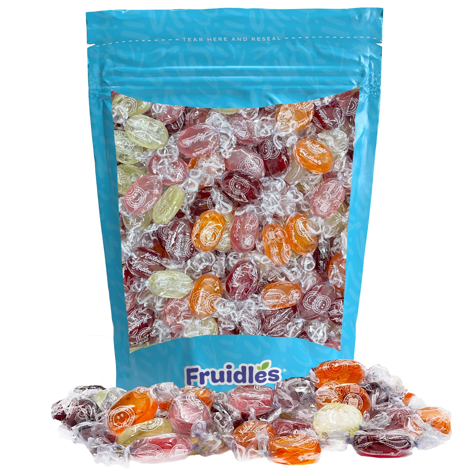 Matlows Crystal Fruit Hard Candy Fruity Bulk Candies, Individually