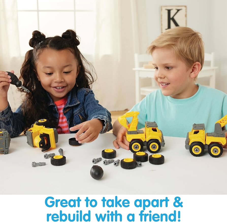 Amazon.com: Kidoozie Tool Time Truck Set – Build & Take Apart Toy