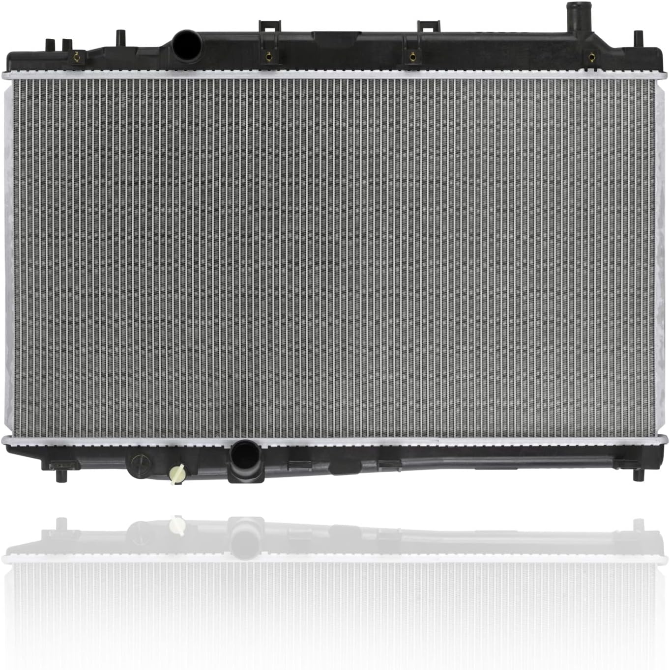 Radiator - Pacific Best Inc. Fit/For 13539 16-22 Honda HR-V 1.8L L4 - Plastic Tank Aluminum Core, 1-Row