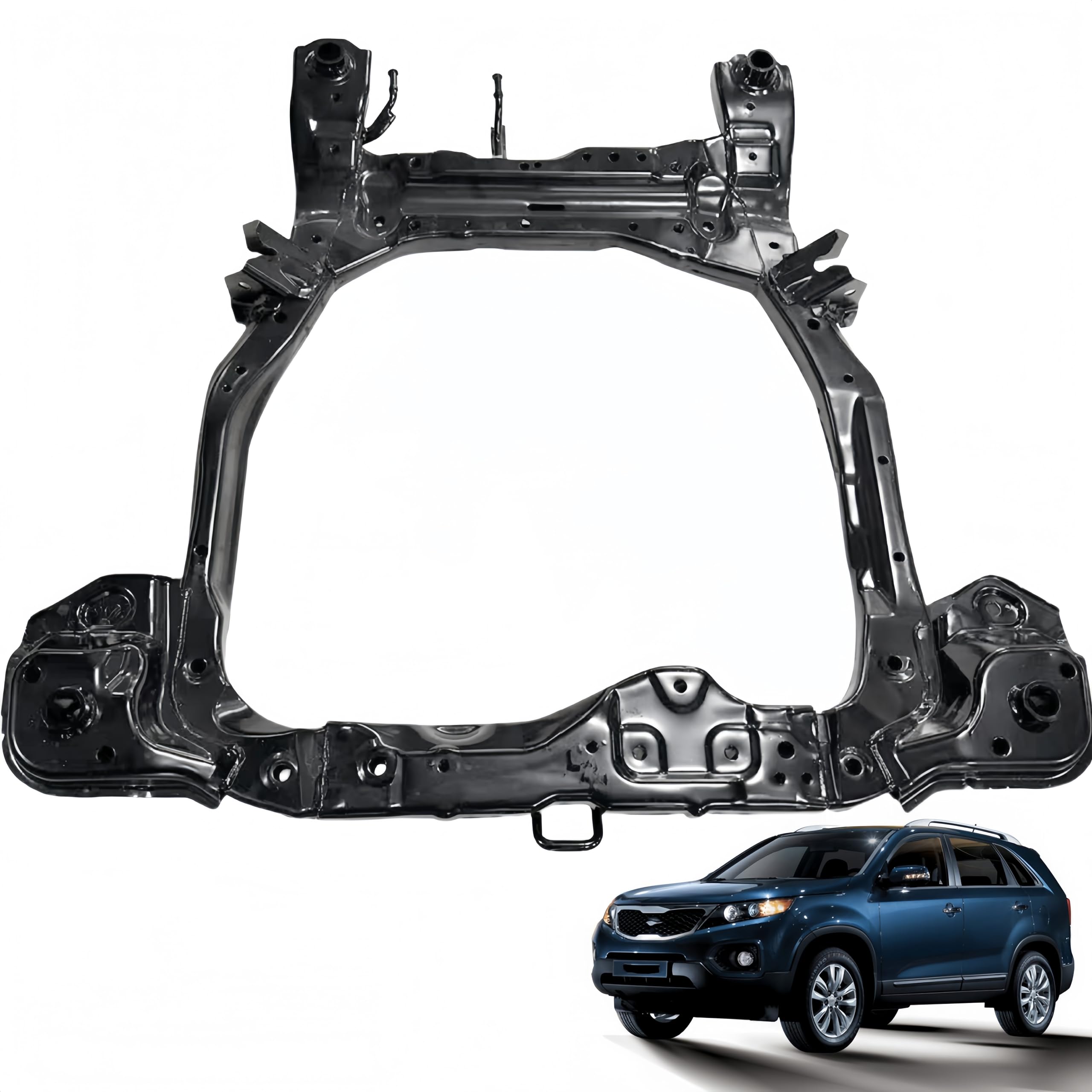 Photo 1 of 62400-2P050 Front Subframe Crossmember for Kia Sorento 2011-2013 Precise Positioning Durability Subframe Crossmember for Hyundai Santa Fe 2010-2012 3.5L/2.4L Replacement 62400-0W500