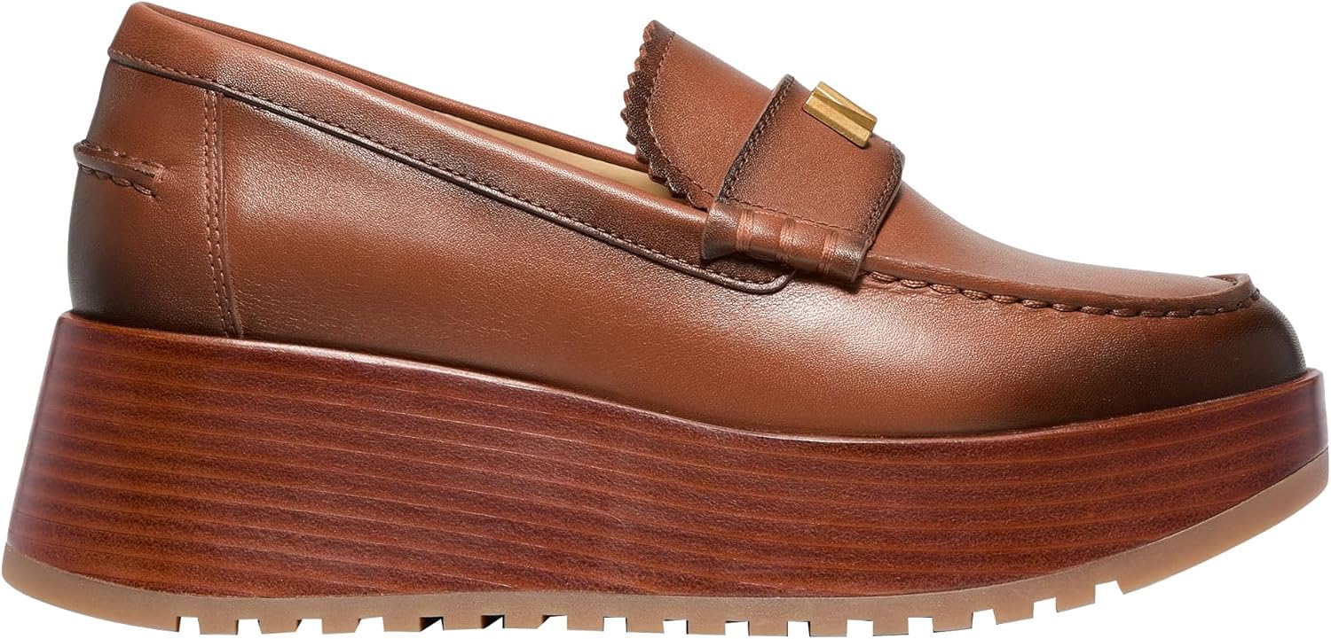 Michael Kors Womens Indy Flatform Loafer - Image 2