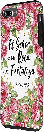 Miniatura 29 de Funda para iPhone X/XS Salmos El Senor Es Mi Roca Biblia Cristiana