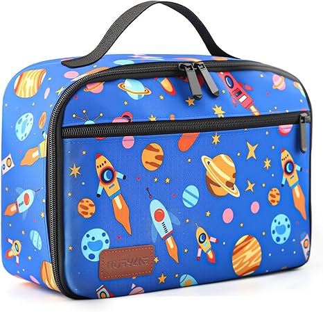 Lunch Box Kids, Lunch Bags for Women Men, Insulated Cooler Reusable Cute Lunch Containers for Boy & Girls, Adults Leak