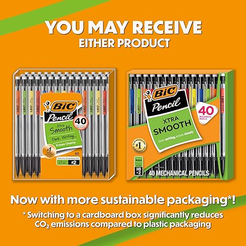 Vista 12 de BIC Lápices Xtra Life, trazo medio, Negro