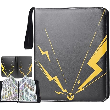 Deluxe 9-Pocket Trading Card Binder for Pokemon Cards