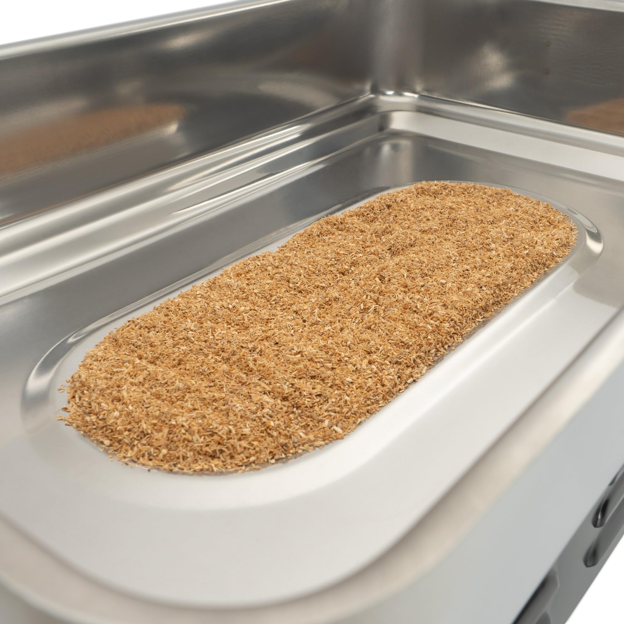 Mahlzeit Edelstahl Tischräucherofen | 47 x 27,5 x 20 cm | Tischräucher-Set, Räucherofen, Smoker, Fischofen | Räucherbox, Tisch Räucherkasten, Räucherkiste | Räucherzubehör, Räucher-Set