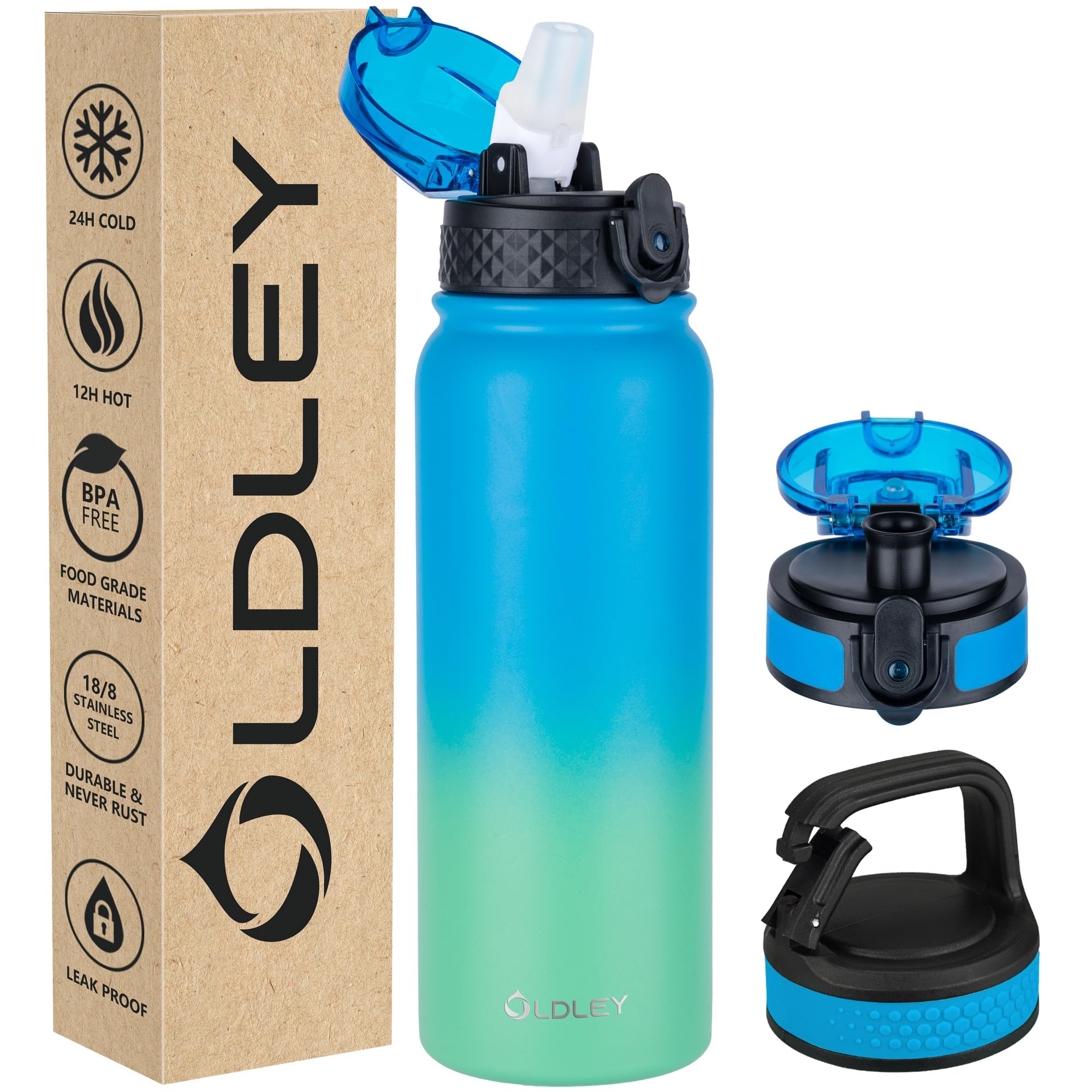 Bouteille d'eau Ozark Trail 64 Oz - Durable et thermo-isolée