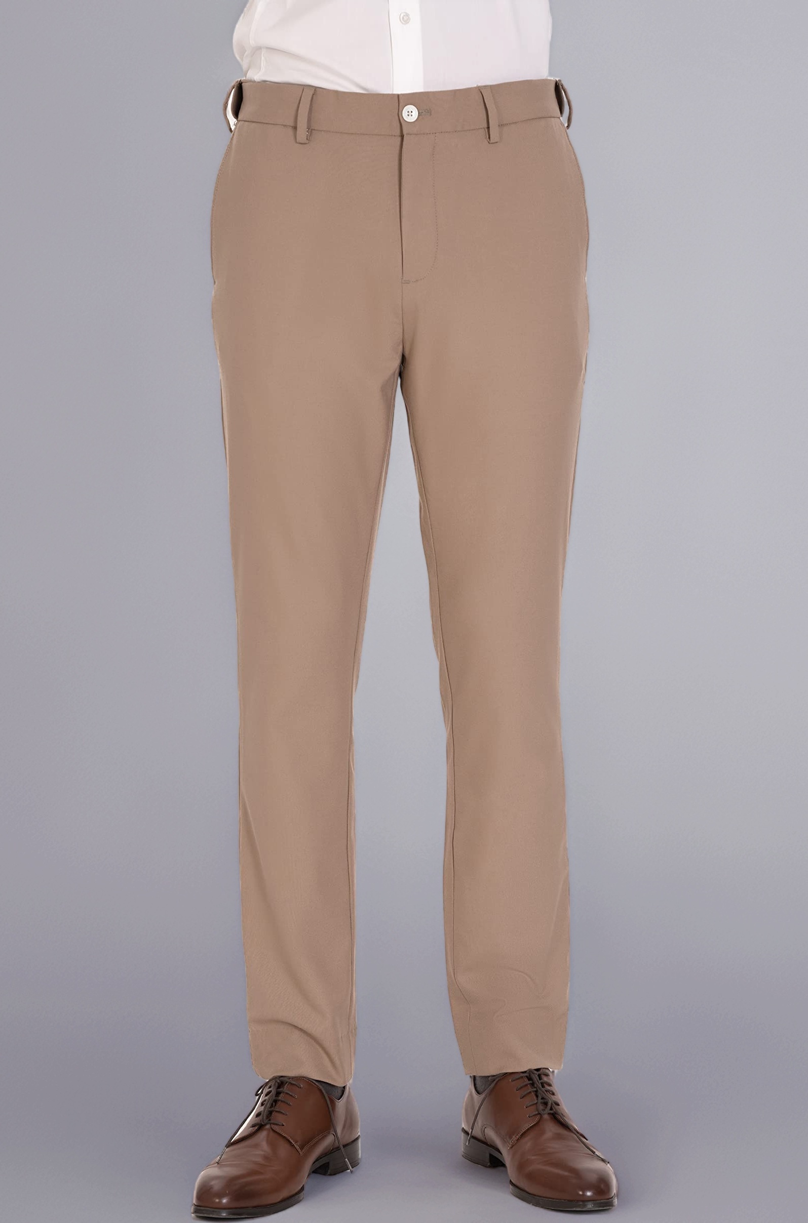 The Pant Project Luxury PV Lycra Stretchable Formal Checks Pants for Men | Stylish Slim Fit Men's Wear Trousers for Office or Party