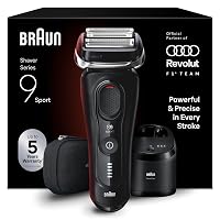 Braun Serie 9 Sport Rasoio Elettrico Barba, Custodia,Smartcare 9150cce Nero