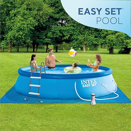 Miniatura 61 de INTEX - 28121EH Piscina de 10 pies x 30 pulgadas Easy Set con bomba de filtro de cartucho