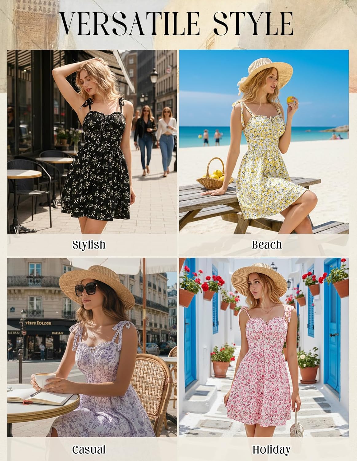 Scarlet Darkness Floral Mini Dress for Women Teens Summer 2026 Fairy Corset Sundress Graduation Dresses - Image 2