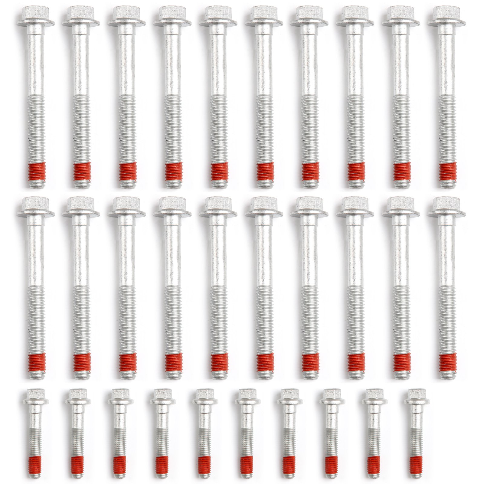 ES72220 Engine Cylinder Head Bolt Set Replacement for Buick for LaCrosse Super 5.3L Sedan 2008-2009 for Chevrolet for Silverado 1500 Classic LS 4.8L Crew Cab Pickup 2007