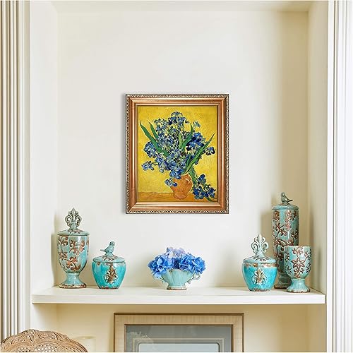 Miniatura 545 de A&T ARTWORK The Starry Night de Vincent Van Gogh. Tamaño del marco: 36 x 30 pulgadas, tamaño de la imagen: 30 x 24 pulgadas, reproducciones clásicas