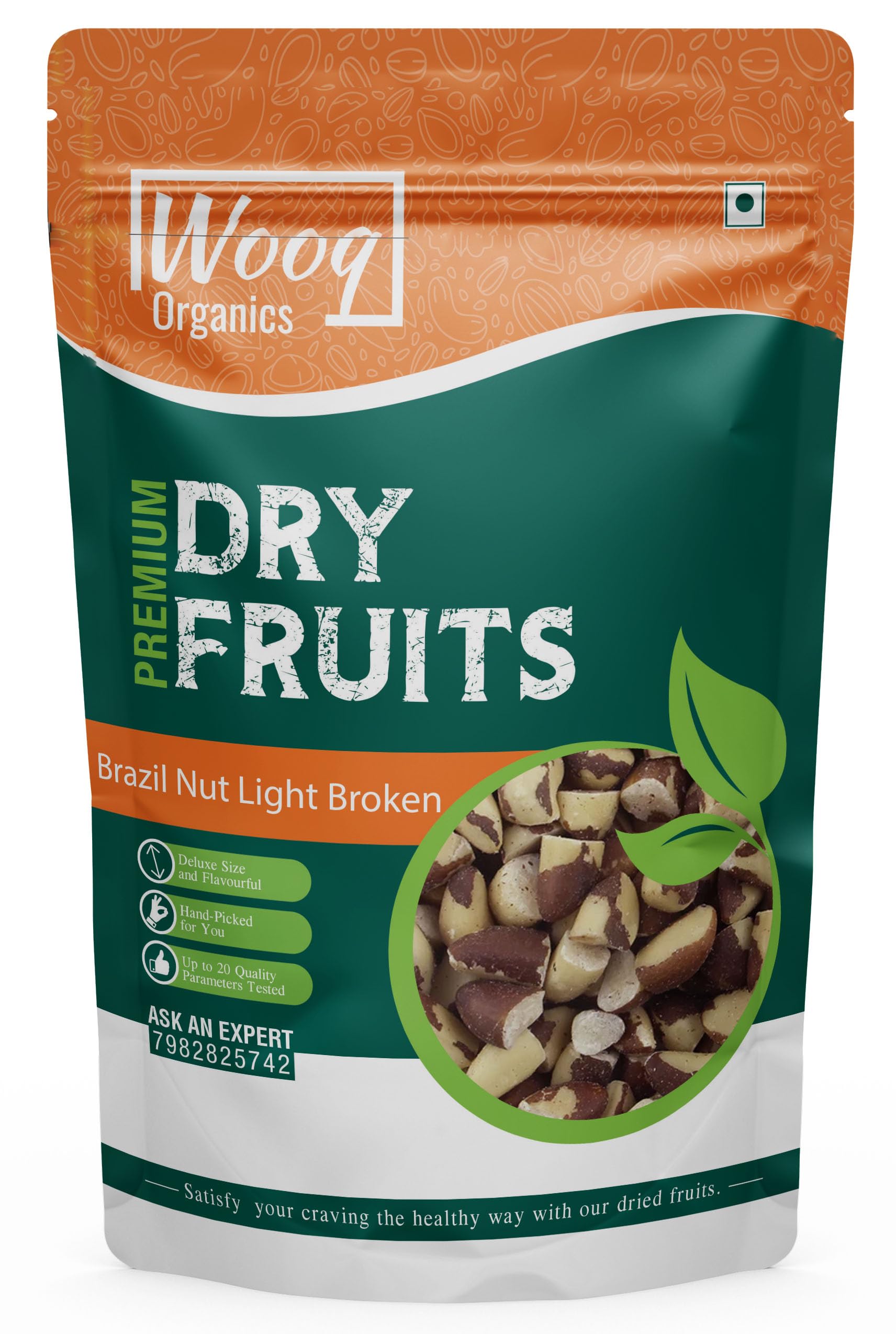 Wooq Organics Brazil Nut Light Broken Pieces 200G-Nutrient-Rich Superfood,Crunchy Brazil Nut Crumbles (B0CWL5BNQ4) Amazon Price History, Amazon Price Tracker