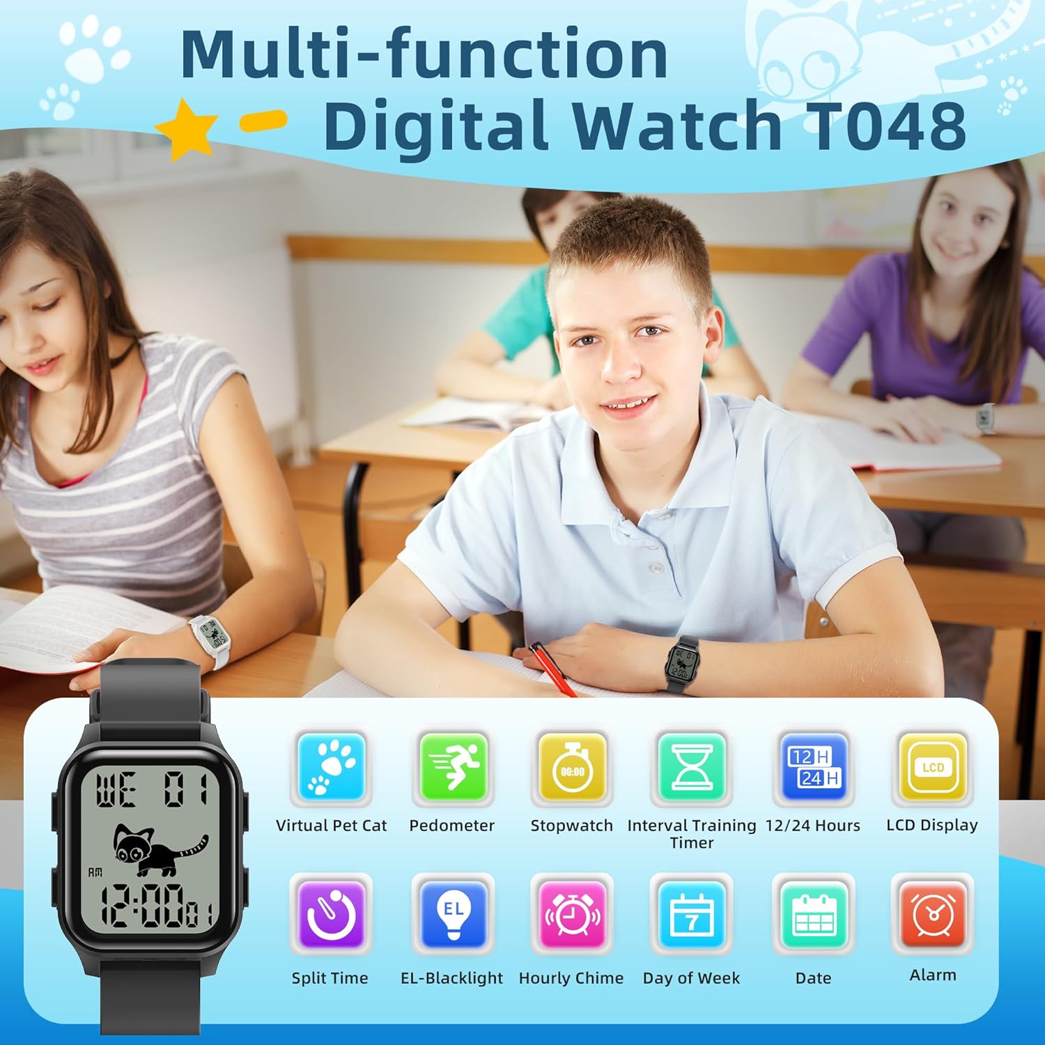 Unleash Fun & Fitness: EZON T048 Digital Kids Watch Review!