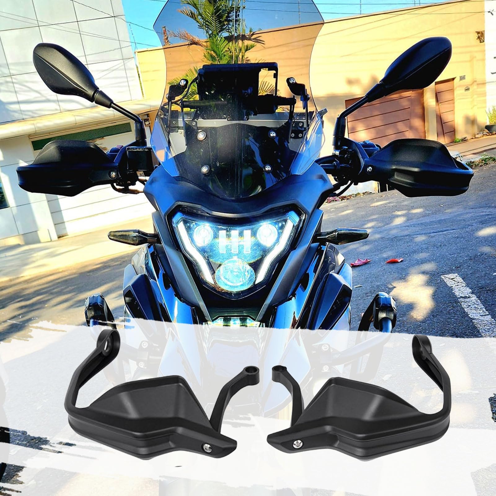 Handguards Compatible with B&M&W G310GS G310R G 310 GS G 310R Motorcycle Hand Guards Shield Brake Clutch Levers Protector 2017 2018 2019 2020 2021 2022 2023 (Black)