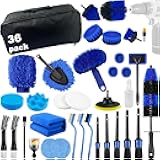 Car Detailing Kit,36pcs Car Detailing Brush Set,Car Cleaning Kit with Professional Car Detailing Brush Set,Auto Detailing Brush Set,Car Wash Kit,Car Detailing Kit Interior Exterior Wheels Cleaner