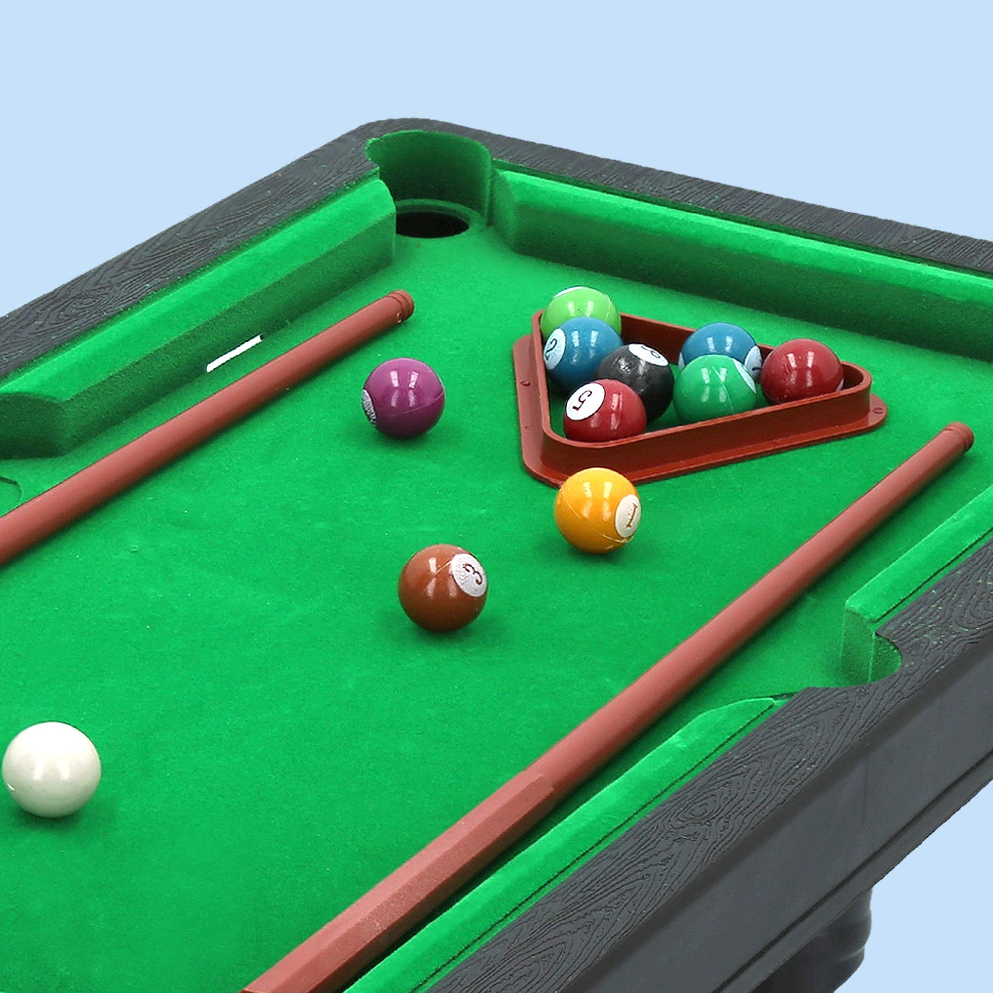 ColorBaby 43757 Jeu de Billard pour Enfant avec Accessoires CB Games 44,5 x 24,5 x 13 cm