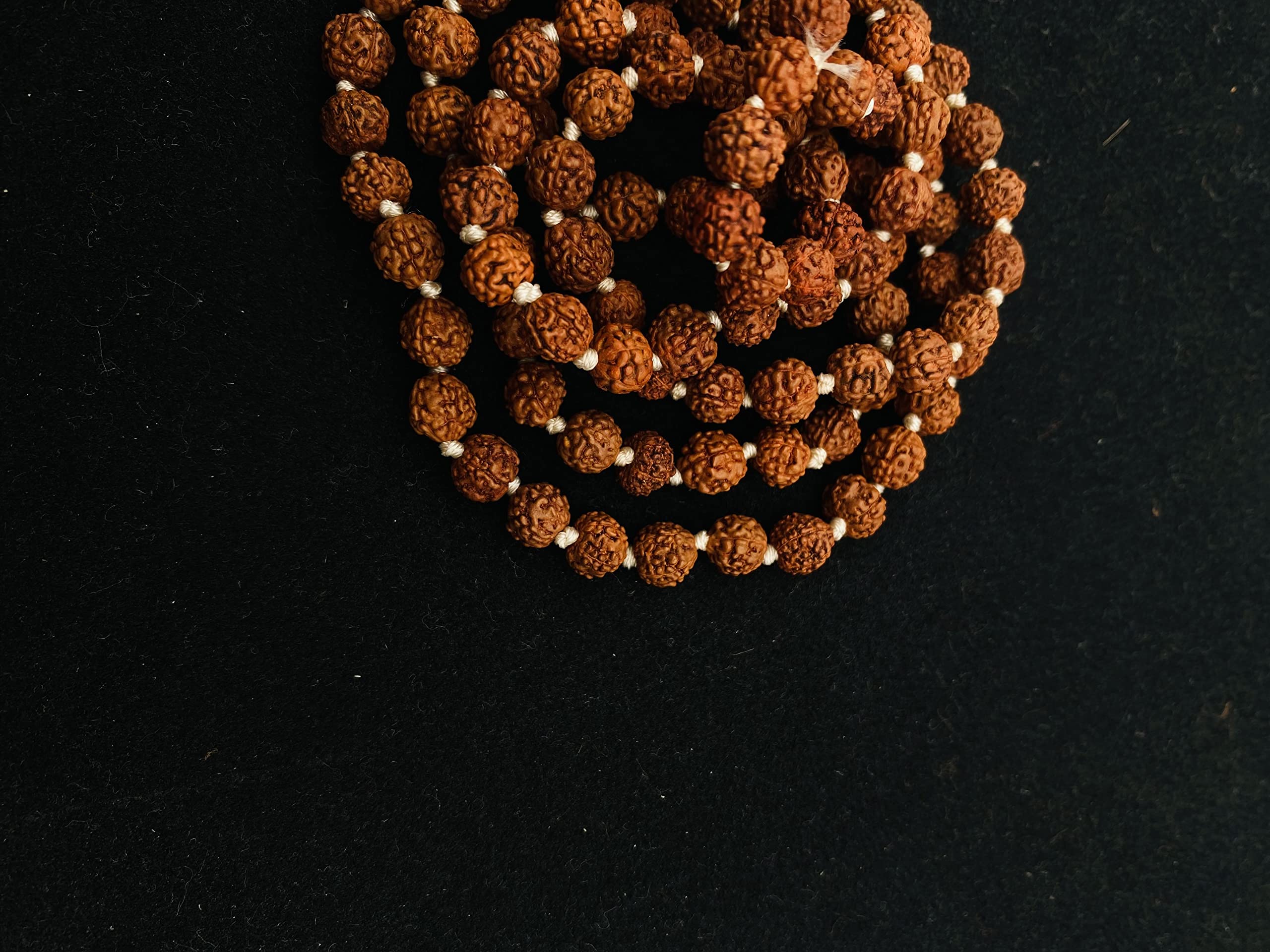 Dharmsaar Certified Rudraksha Mala 108 Beads for Men and Women, Original Natural Brown Rudraksha Jaap Mala Neck Length (6mm Beads) (B0BKPQH8HM) Amazon Price History, Amazon Price Tracker